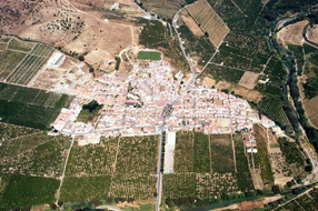 Vista aérea de San Martín del Tesorillo.