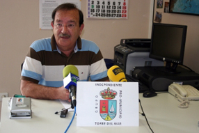 Manuel Rincón, Presidente de los independentistas de Torre del Mar.